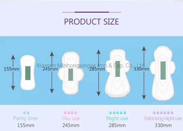 Stable Quality with Good Price Anion Sanitary Napkin Made by China Factory